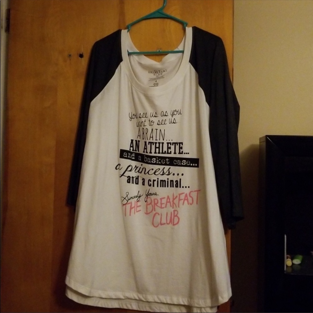 Torrid Breakfast Club Baseball T